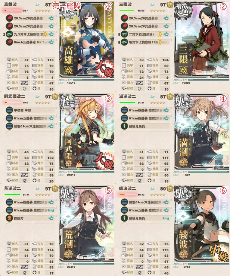 E1-1攻略 (第一特務艦隊)