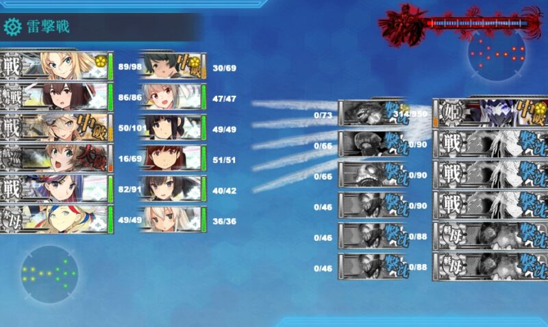 戦力ゲージ3本目 第二艦隊