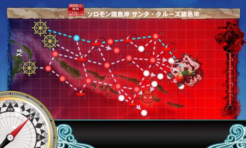 E7のマップとお札3枚